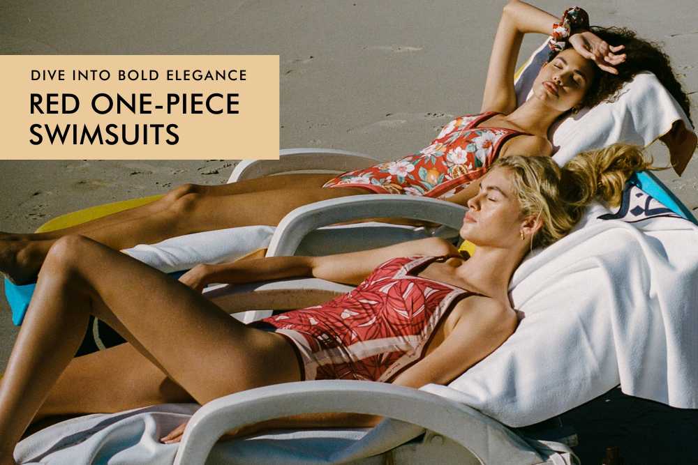 Red One Piece Swimsuits: A Splash of Energy and Charm
