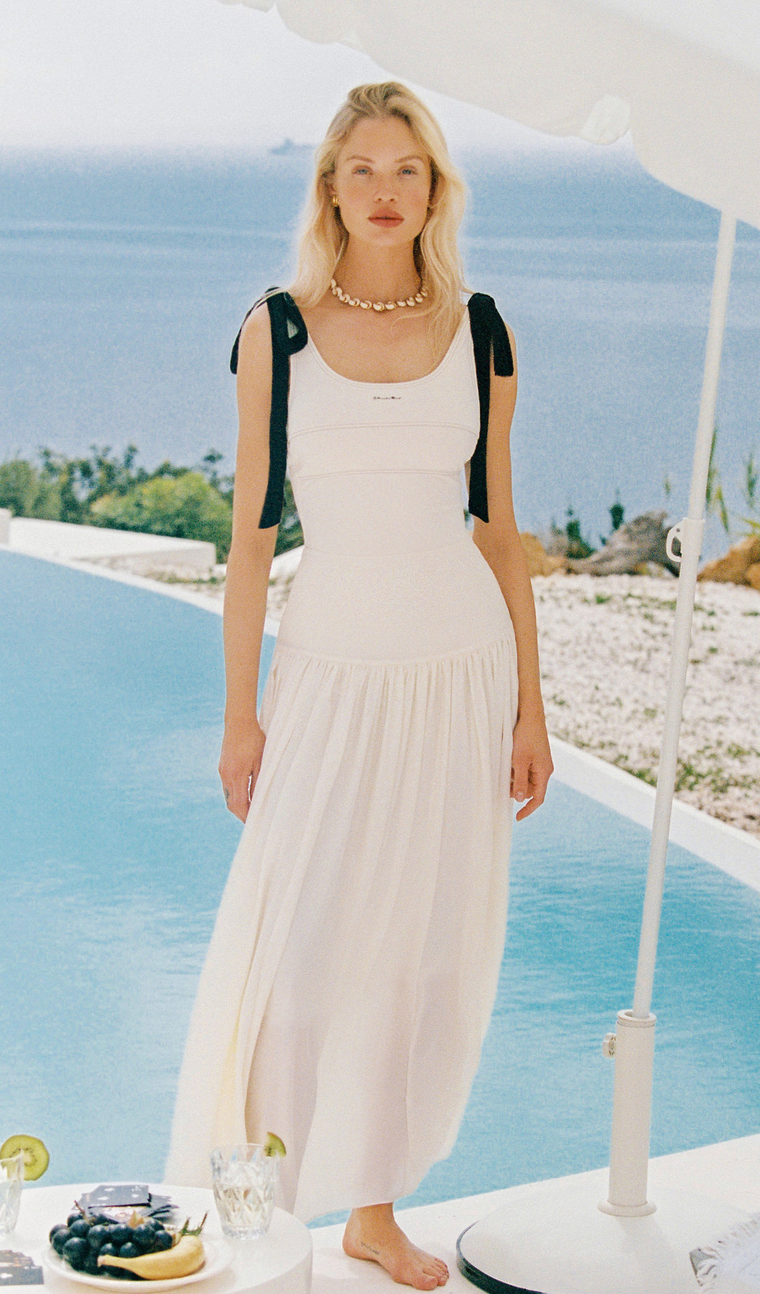 CHIARA Flowy Maxi Beach Skirt