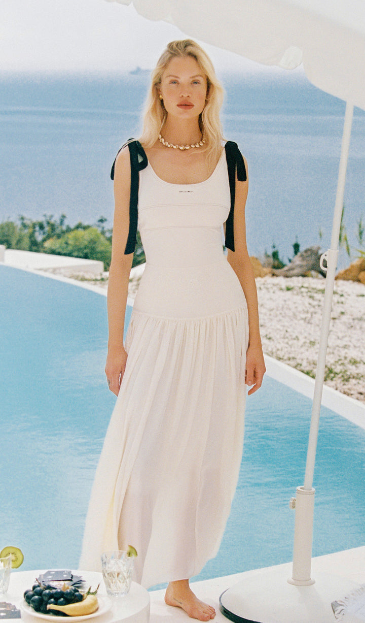 CHIARA Flowy Maxi Beach Skirt