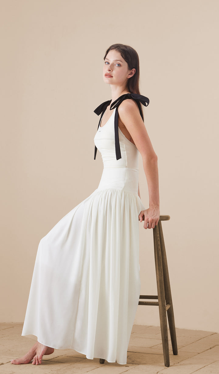 CHIARA Flowy Maxi Beach Skirt