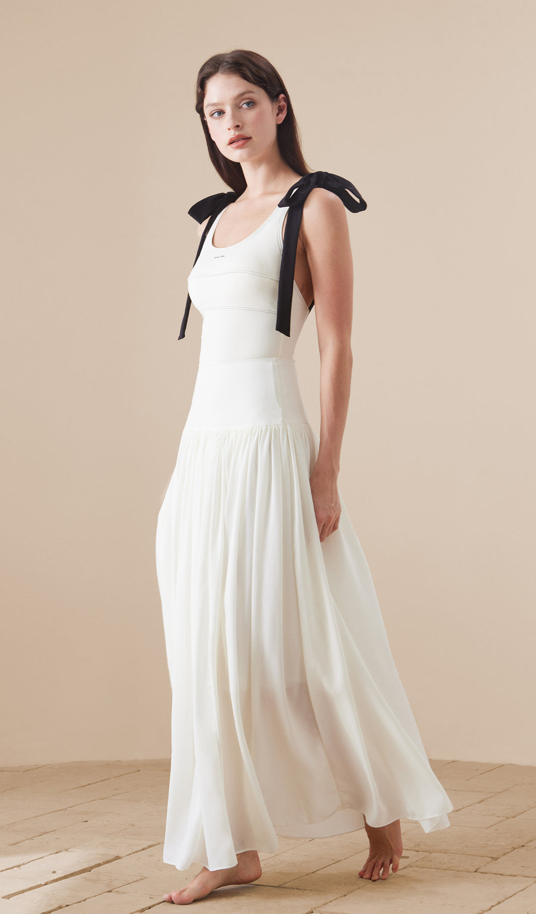 CHIARA Flowy Maxi Beach Skirt