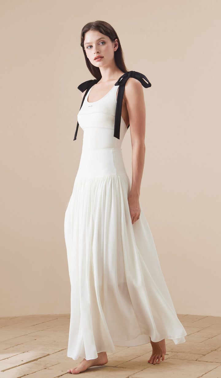 CHIARA Flowy Maxi Beach Skirt