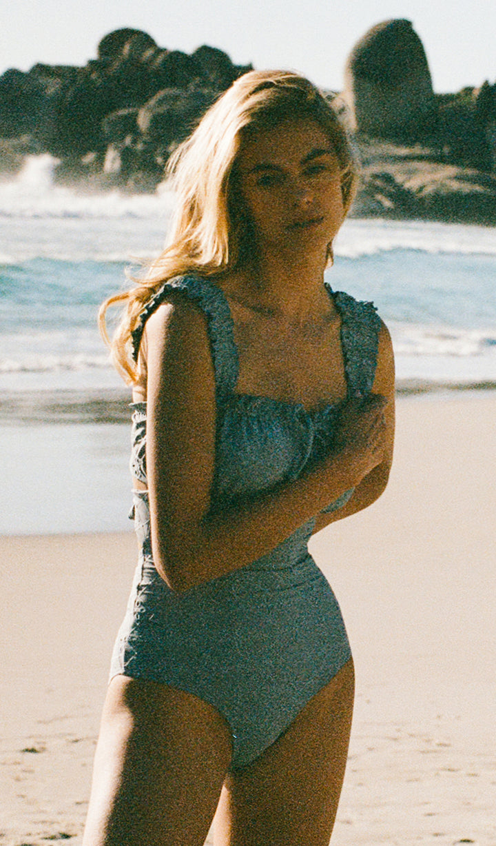 SURI Tie Back One Piece Swimsuit