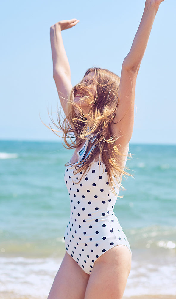 CAMILLE Reversible One Piece Swimsuit